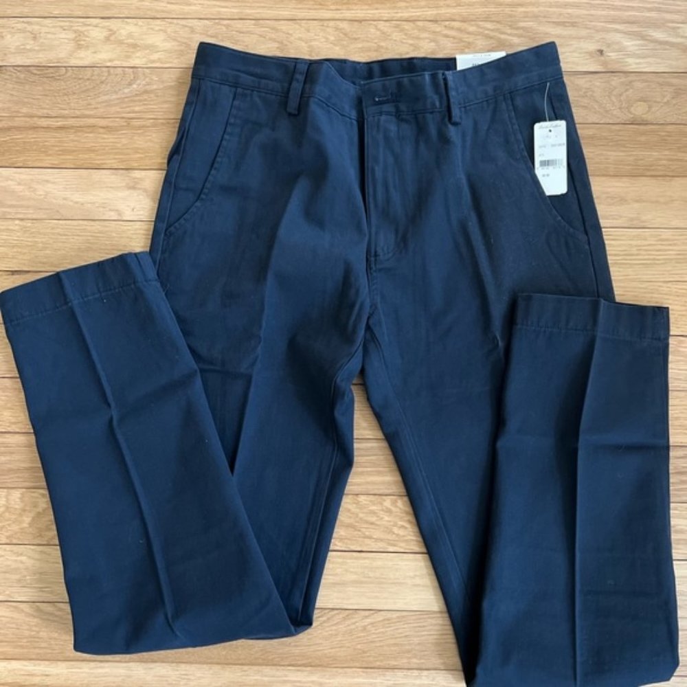 NWT Brooks Brothers Men’s Navy Blue “346” Pants/Chinos Size 32x32